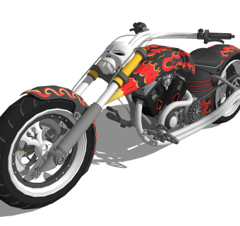 超精细摩托车模型 (106)